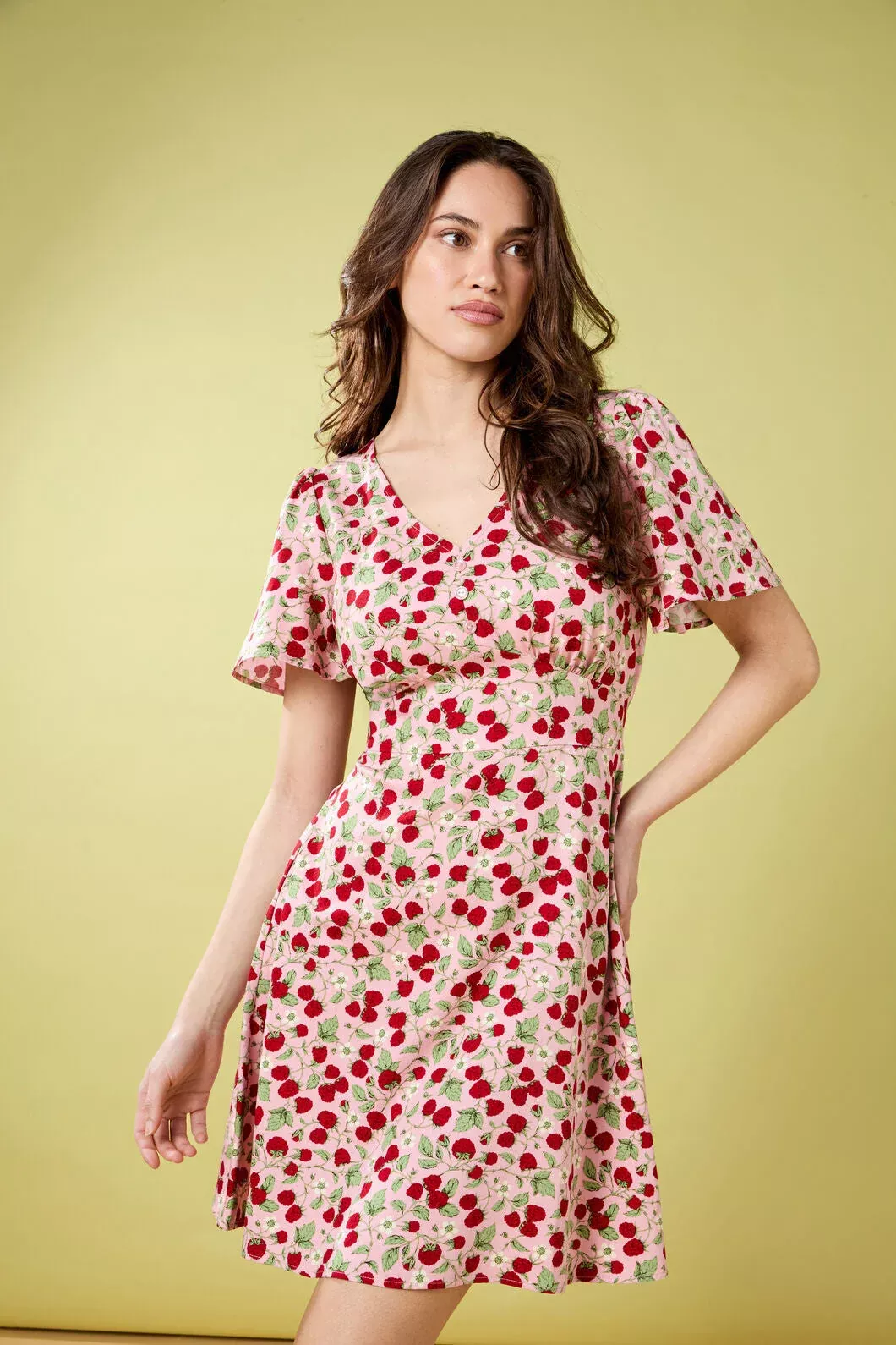 Raspberry Mini Dress