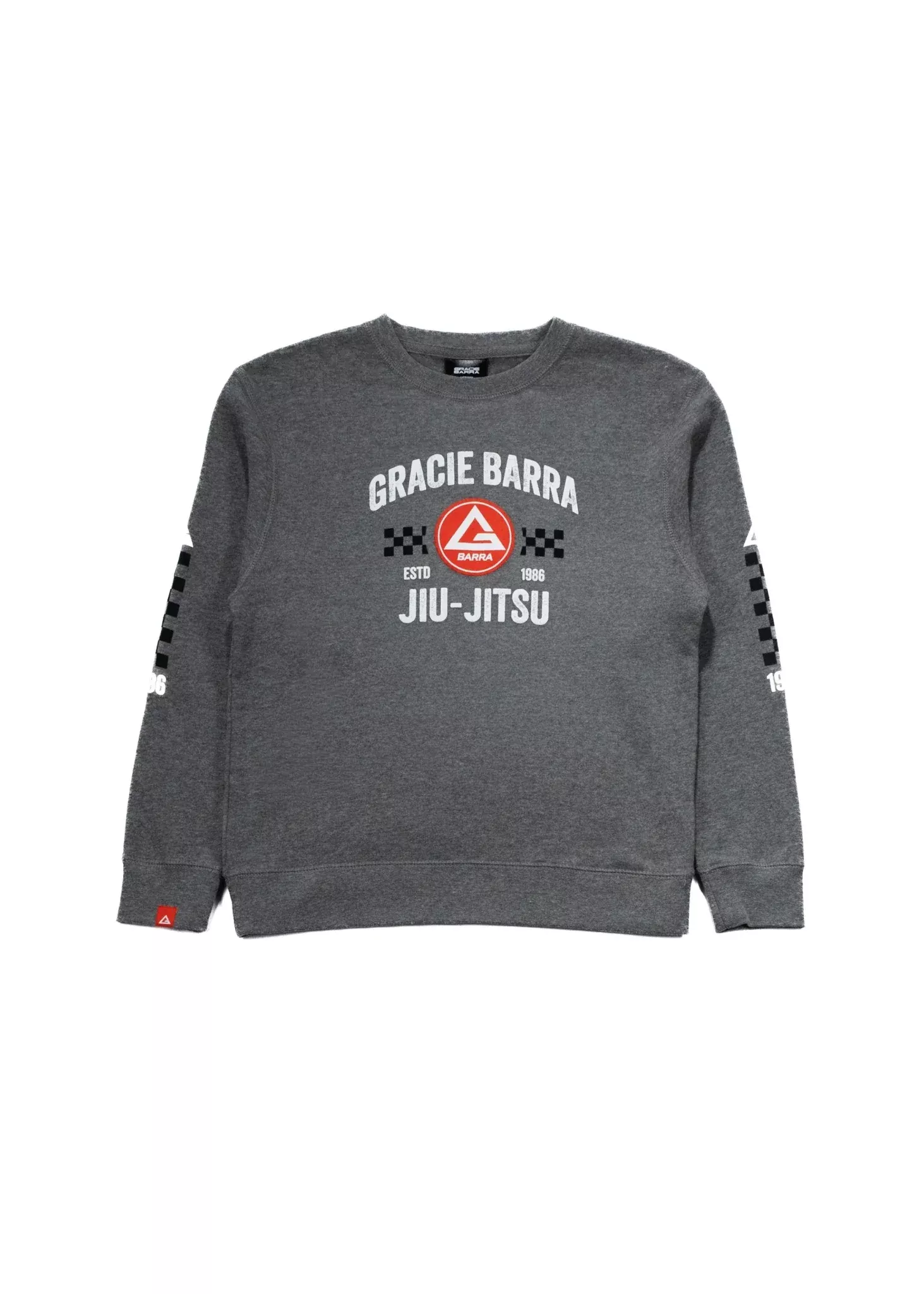 Ready Set Roll Kids Crewneck - Grey