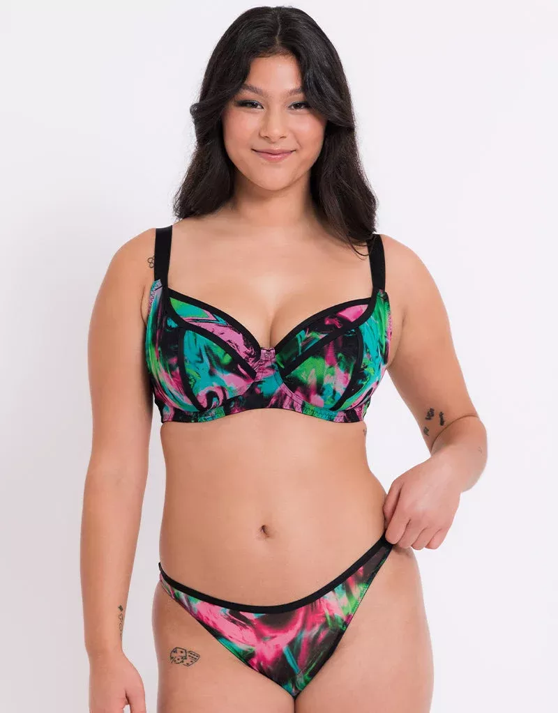 Reality Check Balcony Bra Print MixMulticolour
