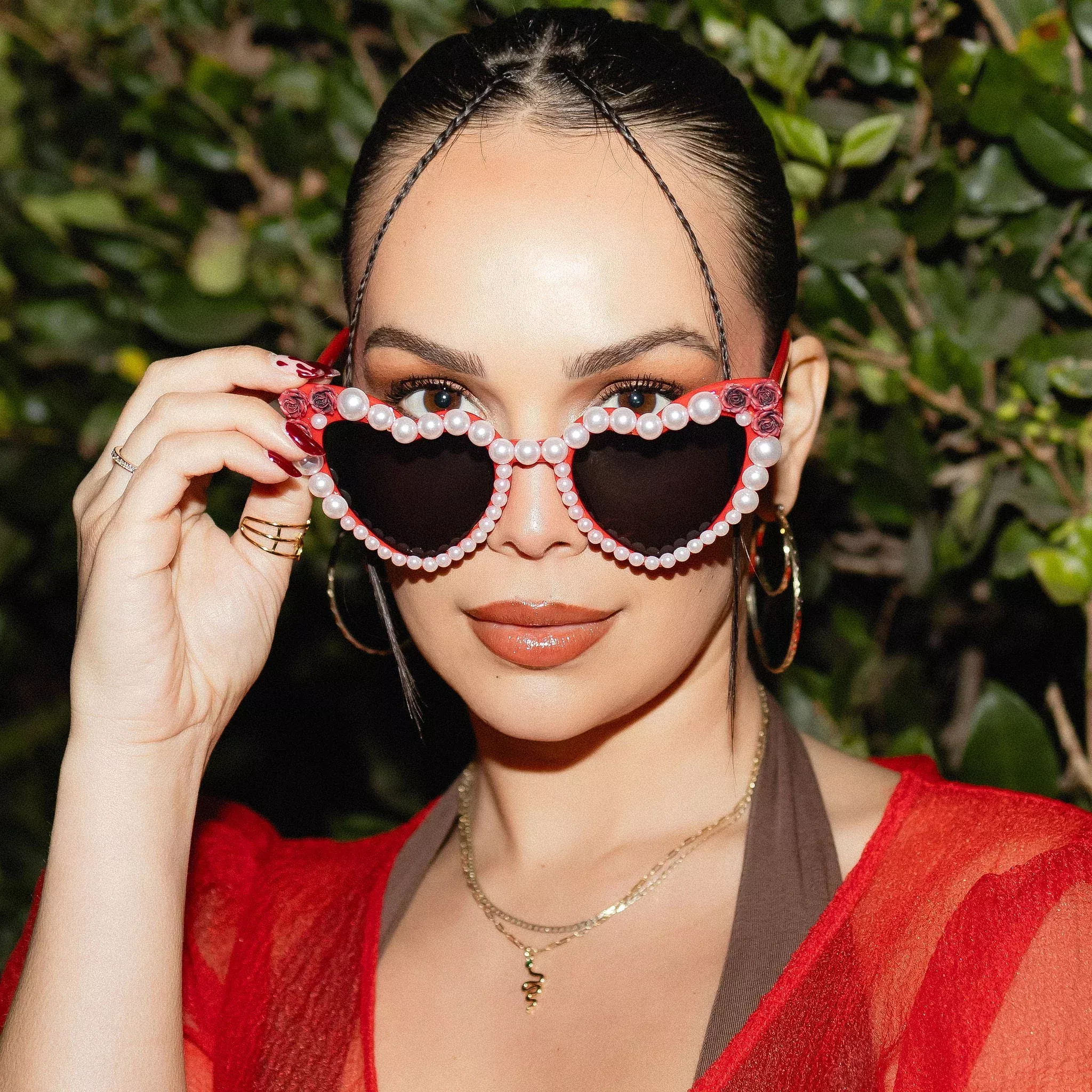 ROSE Heart Sunglasses