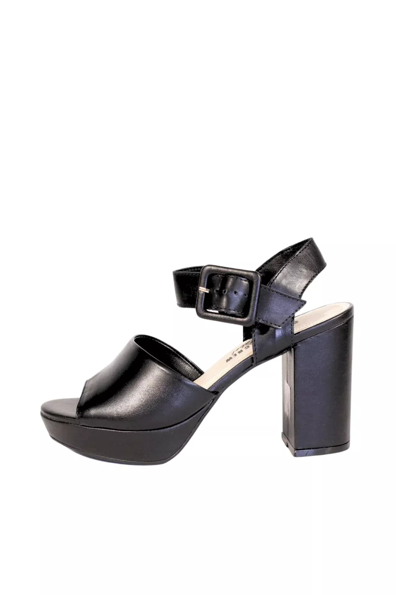 Rose Leather Platform Heels