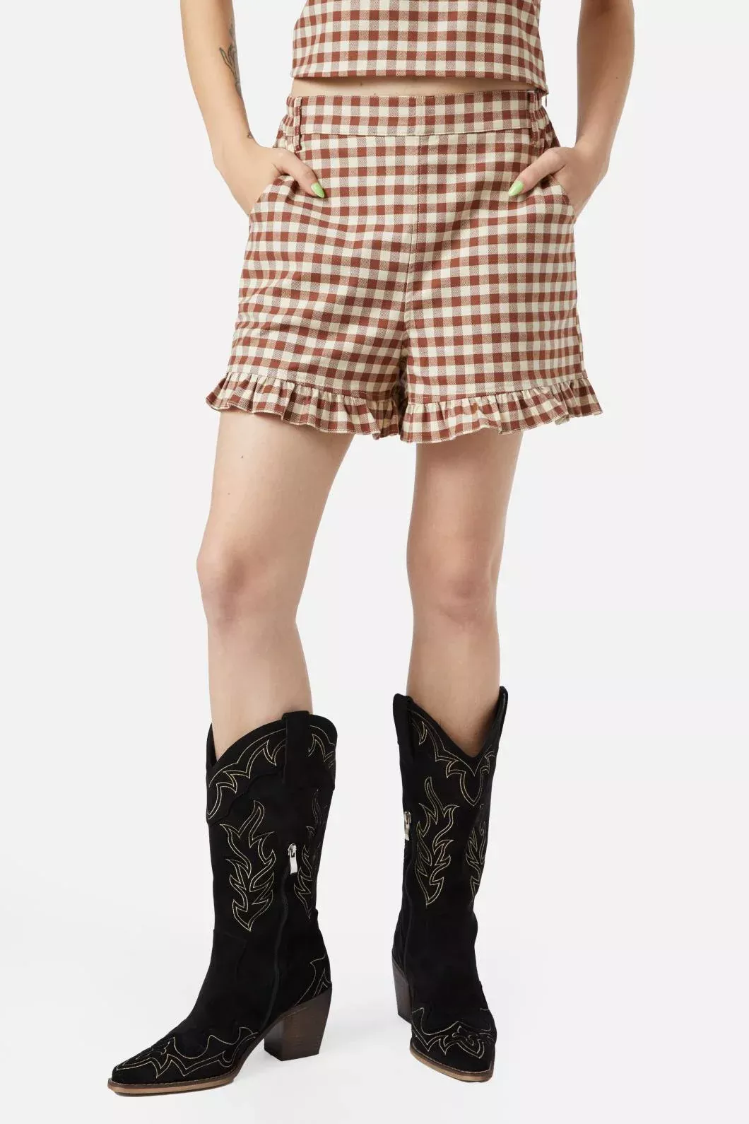 Saloon Gingham Shorts