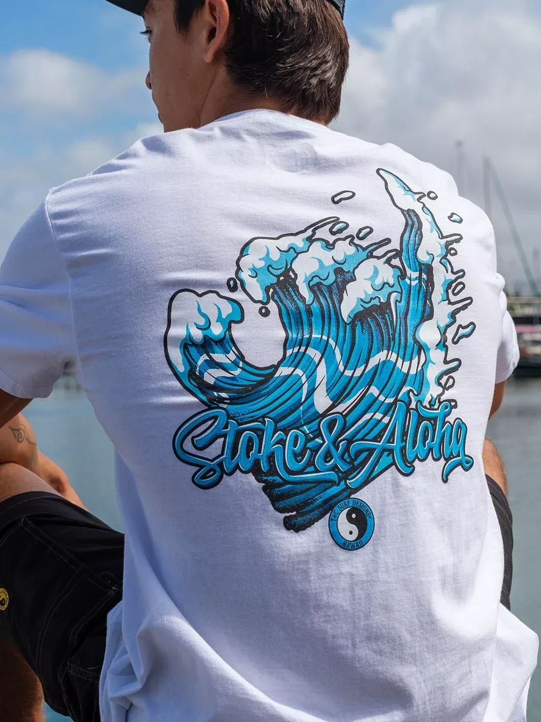 Shaka Waves Jersey Tee