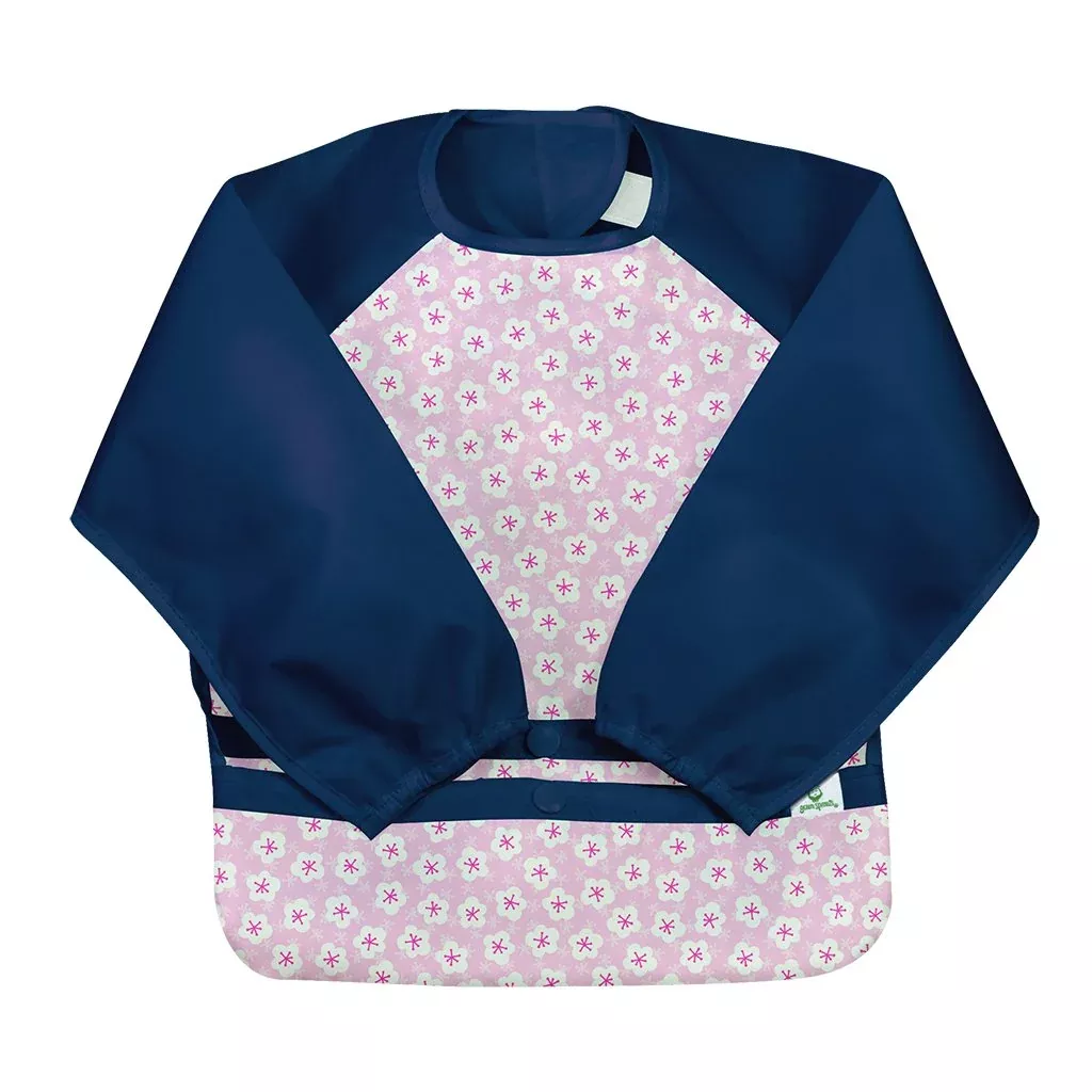 Snap + Go Easy-wear Long Sleeve Bib