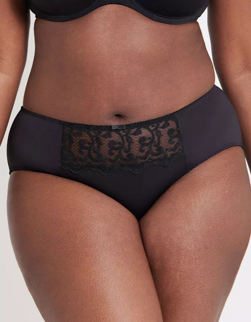 Swirl Brief Black