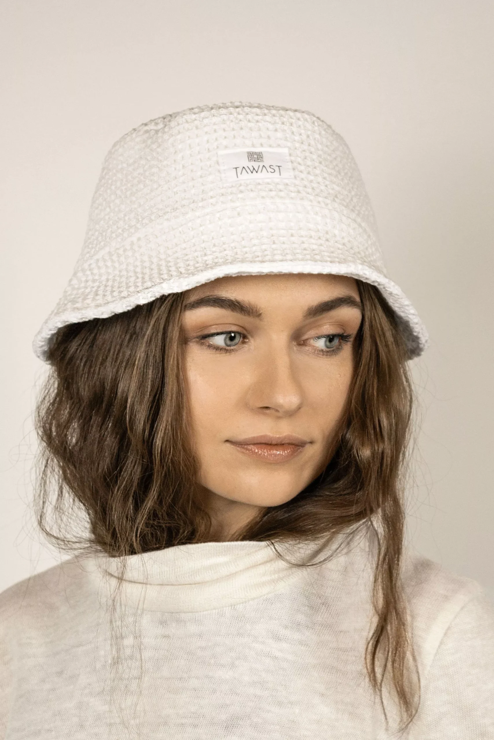TAWAST Bucket Hat Breeze White Waffle