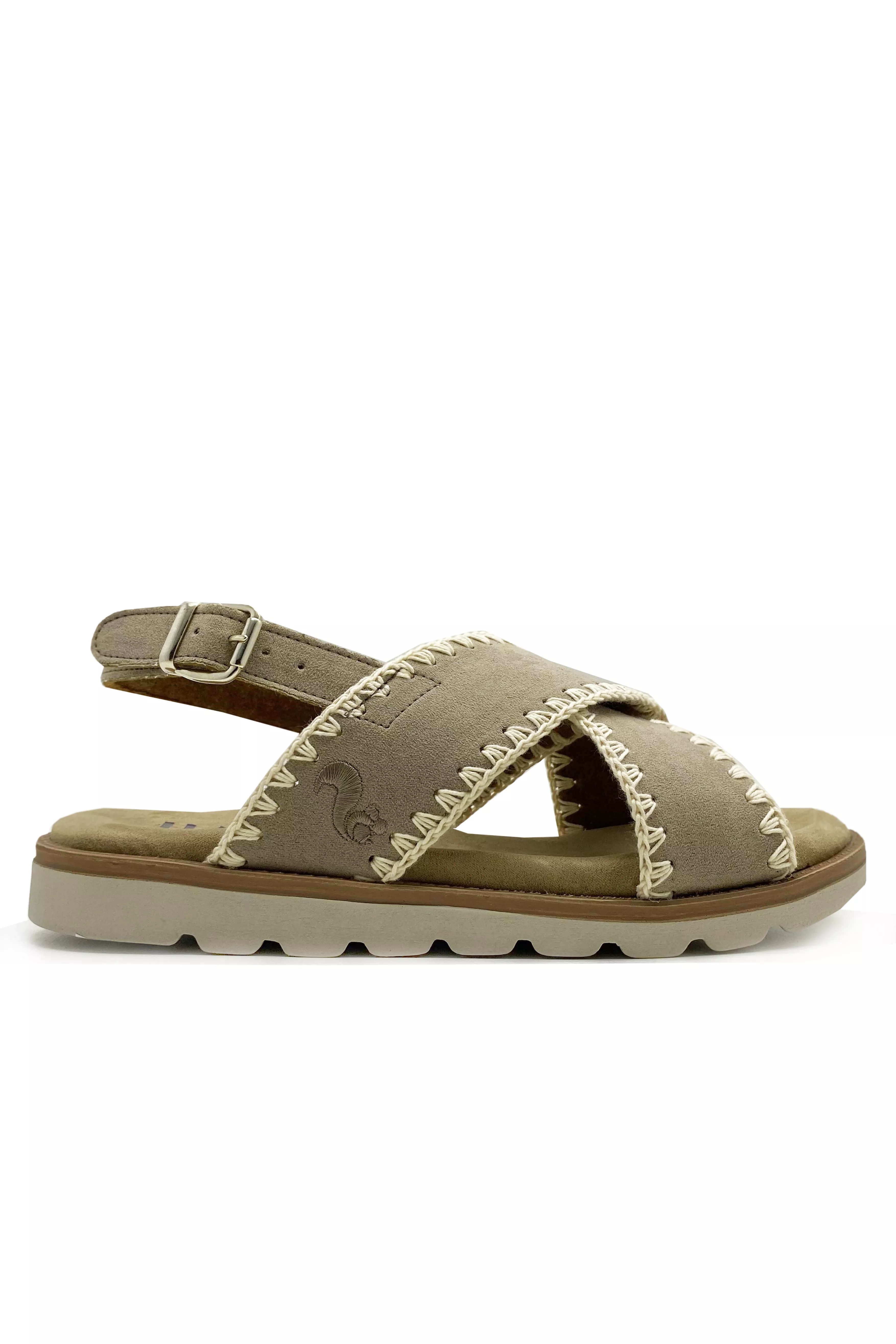 thies Sandal Rec Soft Woven Taupe