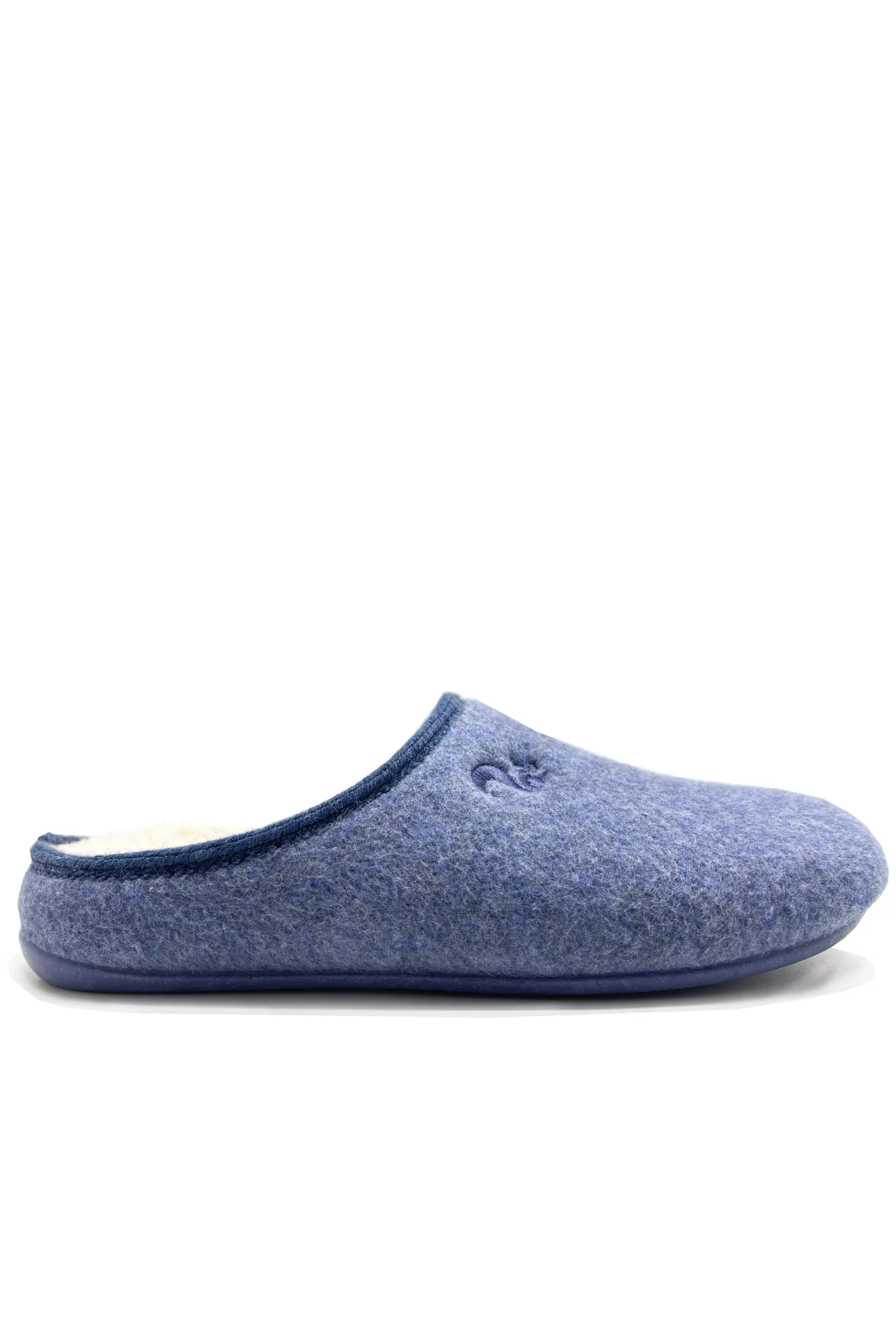 thies Slippers Organic Marino Blue