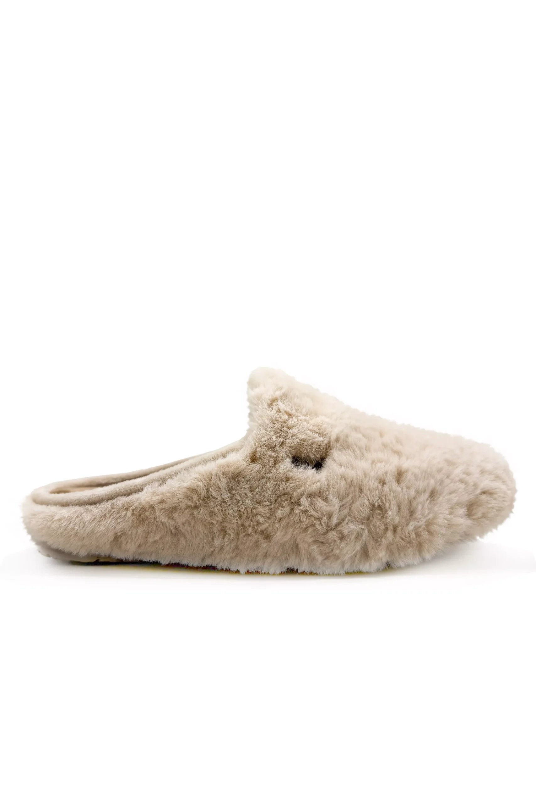 thies Slippers Rec Fluffy Beige