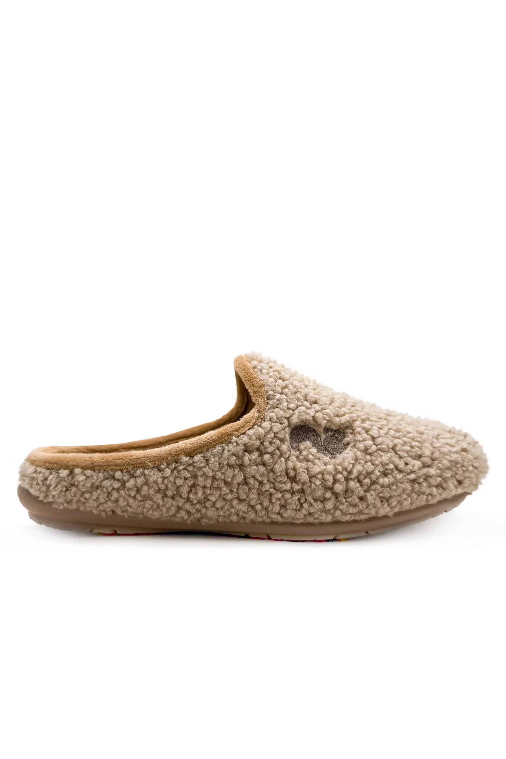 thies Slippers Rec Soft Teddy Sand Beige