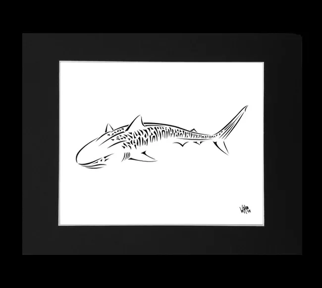 Tiger Shark Art Print