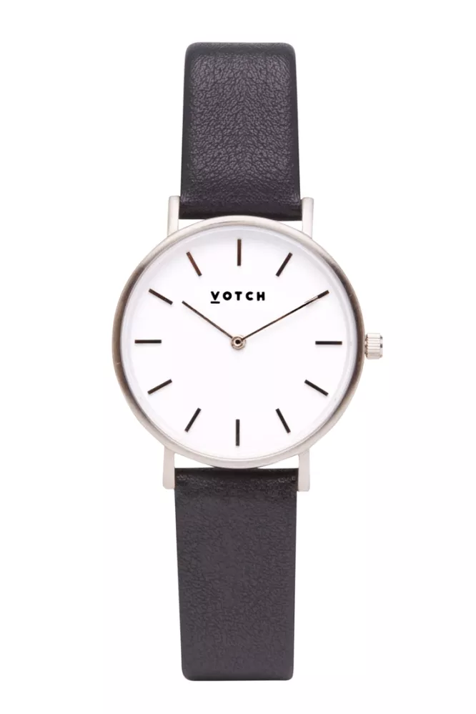 Votch Watch Petite Silver & Dark Grey