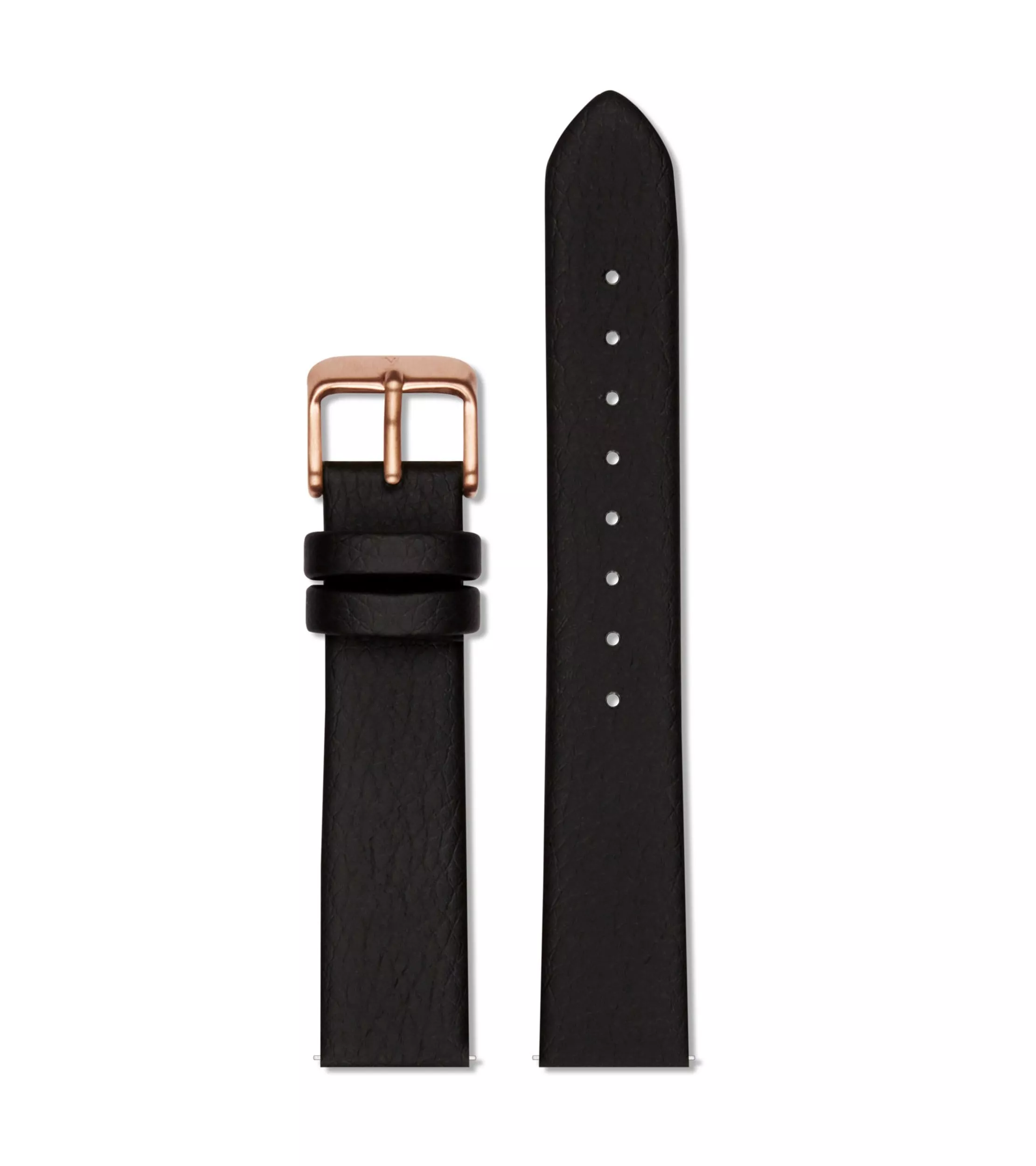 Votch Watch Strap 18 Mm – Black And Rose Gold