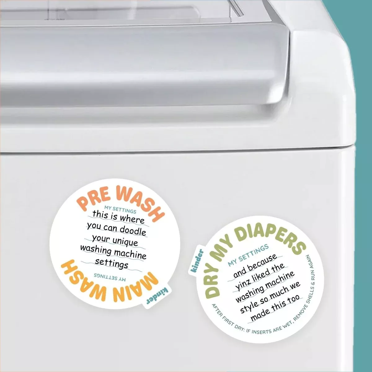 Wash Cycle Indicator Washing Machine Magnet