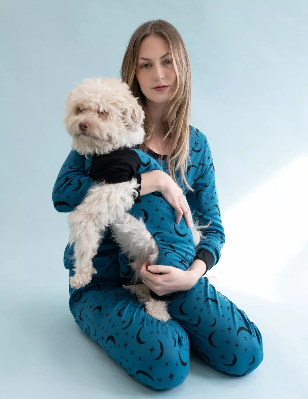 Women's Moon Cotton Pajamas