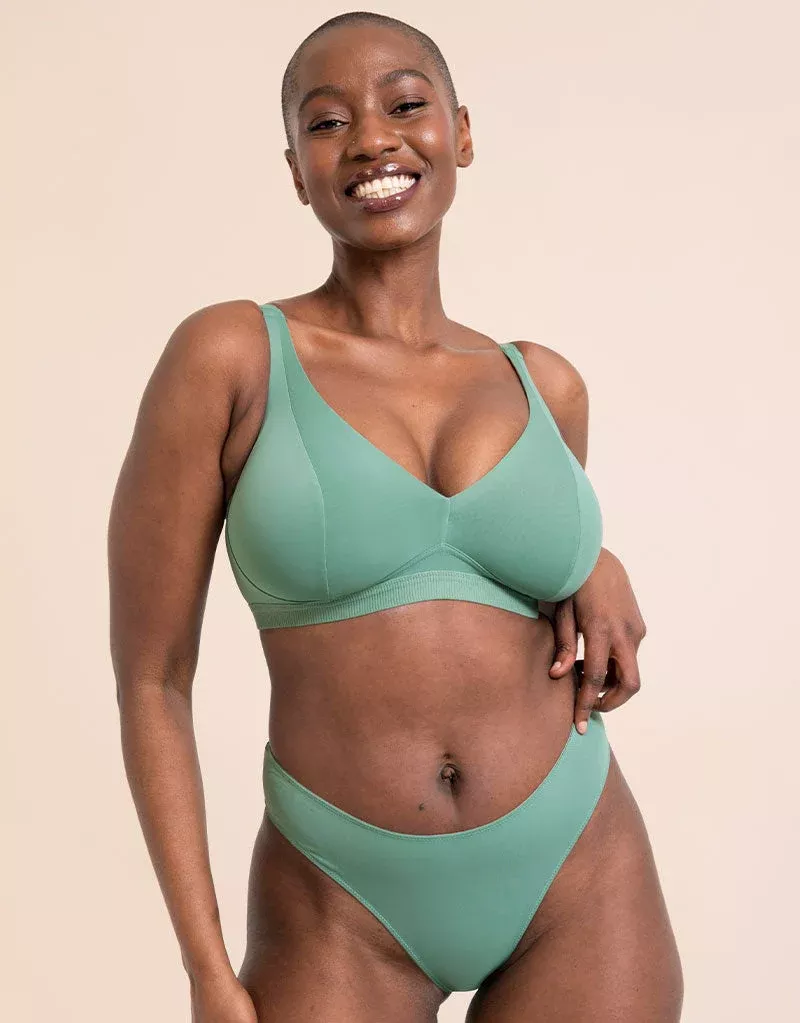 Zen Non-Wired Bralette Sage Green