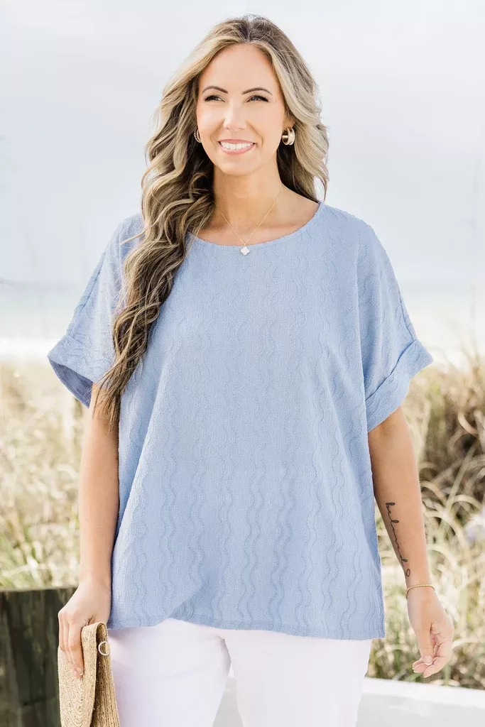 Zone Top, Sky Blue