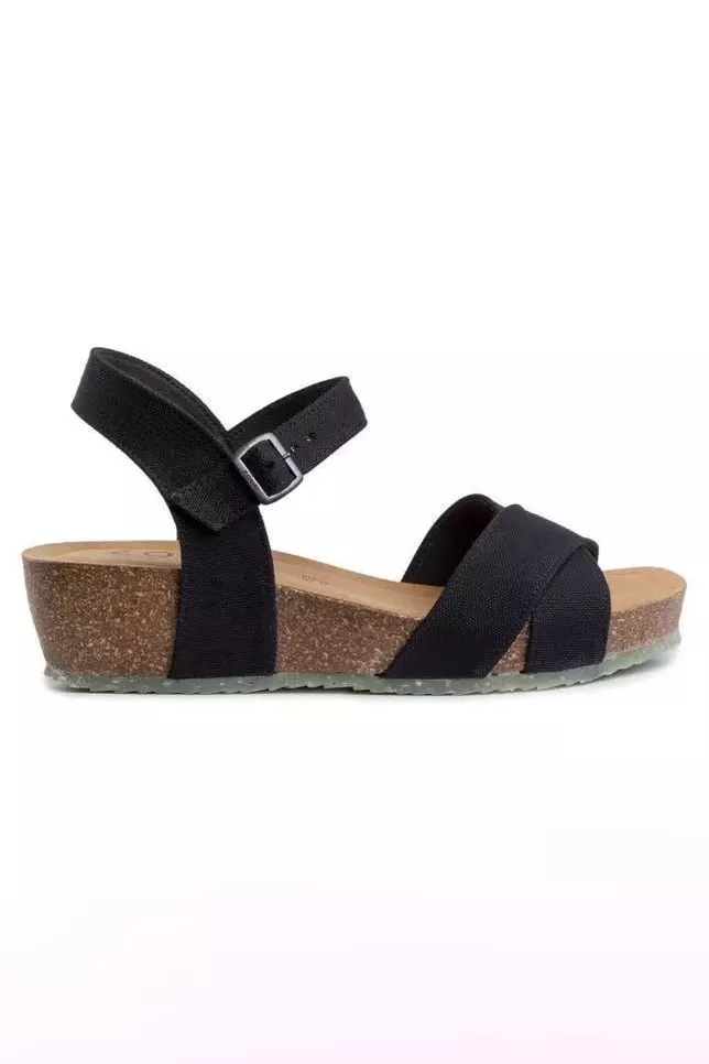 Zouri Sandals Nature Black