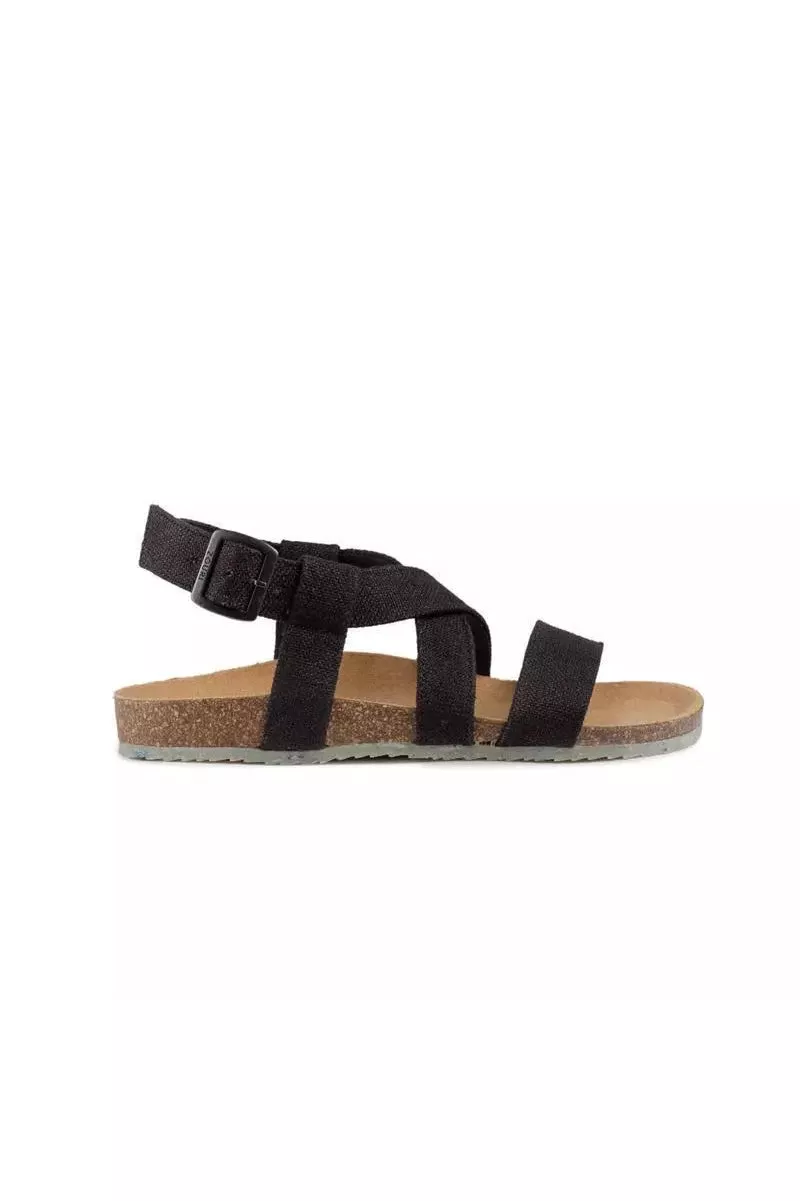 Zouri Sandals Sand Dark Black